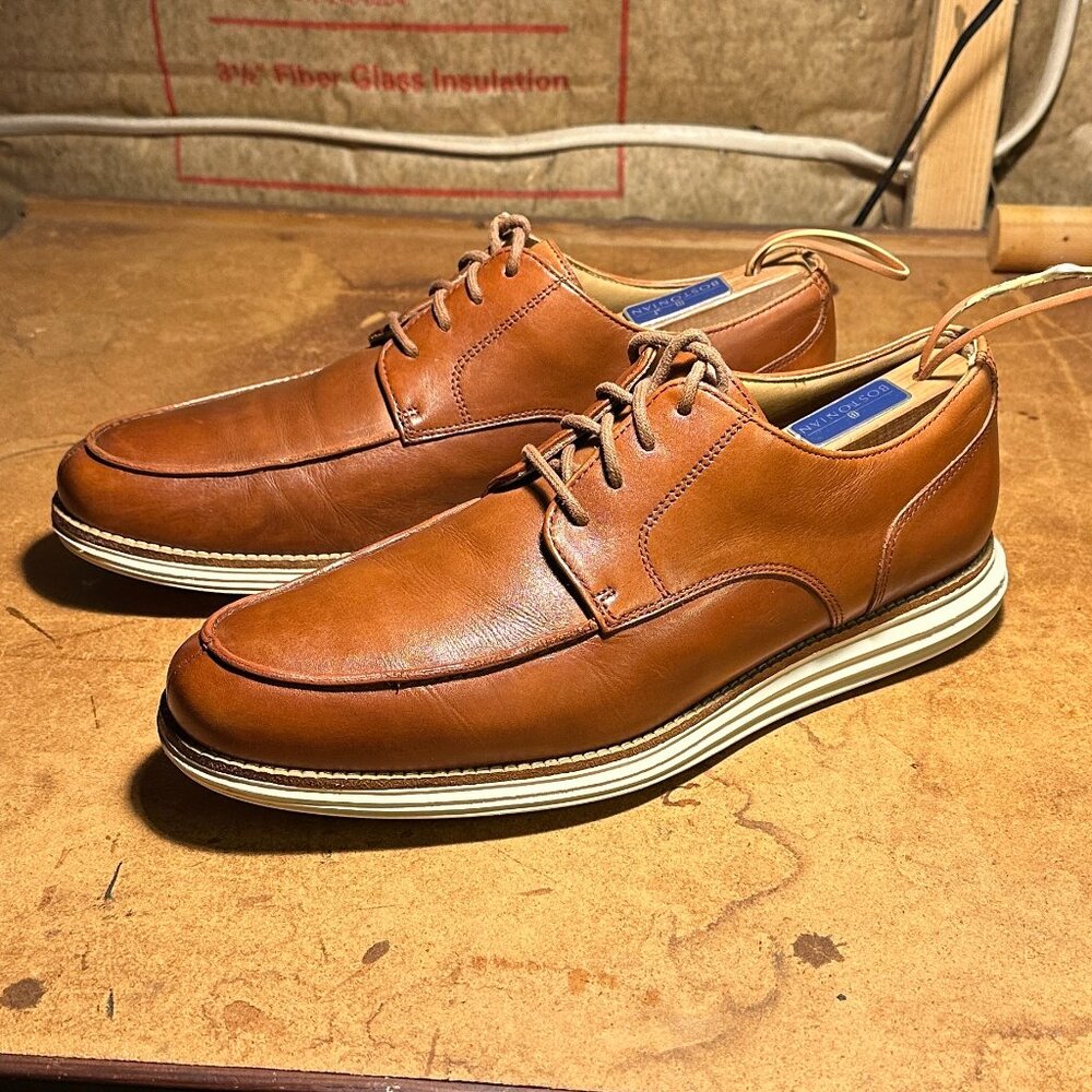 Cole Haan Men’s Sneakers in Tan Brown and White
